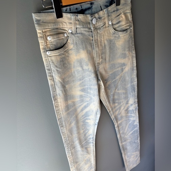 WEEKDAY, size W28 L34 white acid washed bleached look skinny jeans - Picture 3 of 9